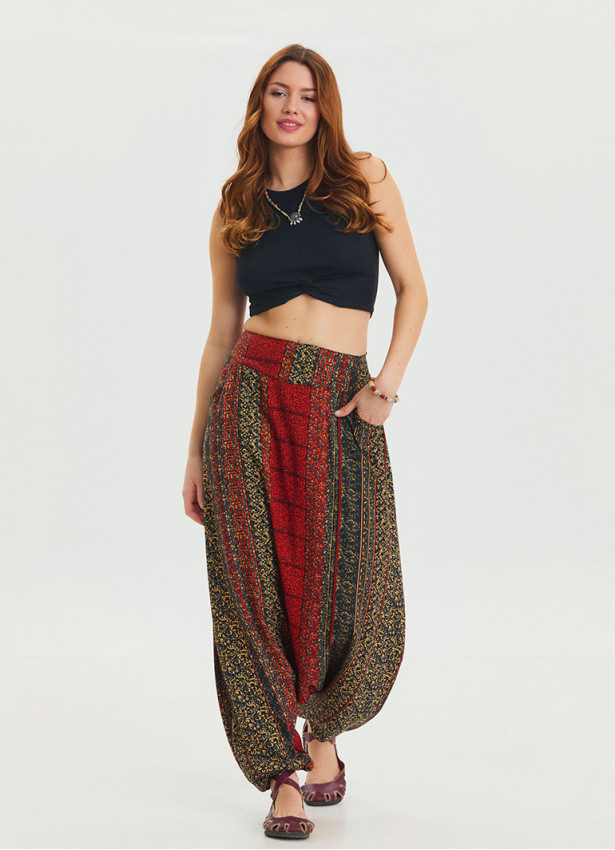 Tile Authentic Shalwar with Pocket Detail and Tied Leg 4475